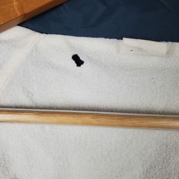 Vintage University of Arizona U of A Blue Nylon Snap Button Windbreaker Jacket M - Picture 9 of 10